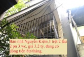 Bán nhà Nguyễn Kiệm 3,2 tỷ đang có dòng tiền 8tr tháng